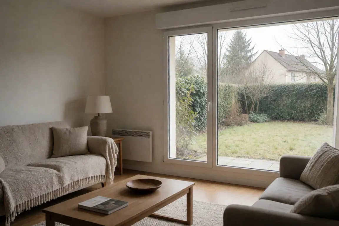 Salon lumineux d'une maison